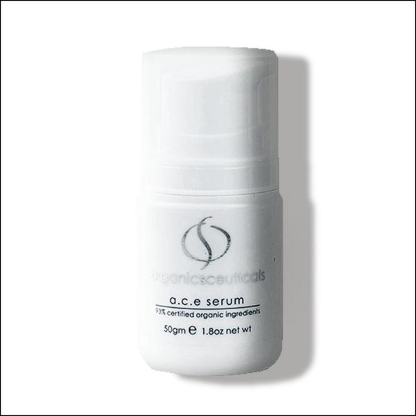 witte flacon A.C.E Serum van OrganicSpa