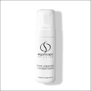 witte flacon Foam Cleanser van OrganicSpa