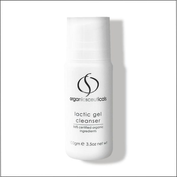 Witte flacon Lactic Gel Cleanser van OrganicSpa